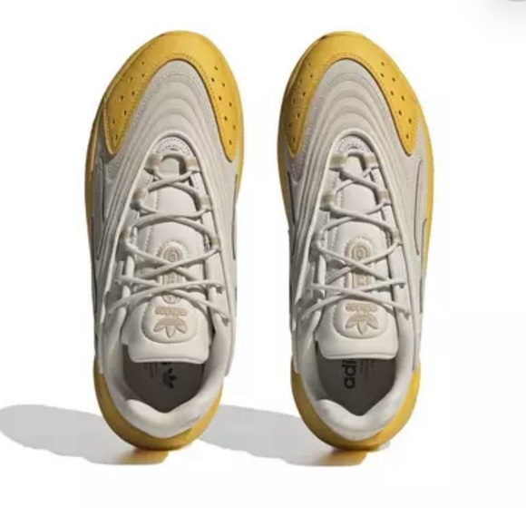 NWT adidas Originals OZELIA "Alumina/Bold Gold/Mag Beige" Men's Shoe SIZE 12 - Picture 2 of 11